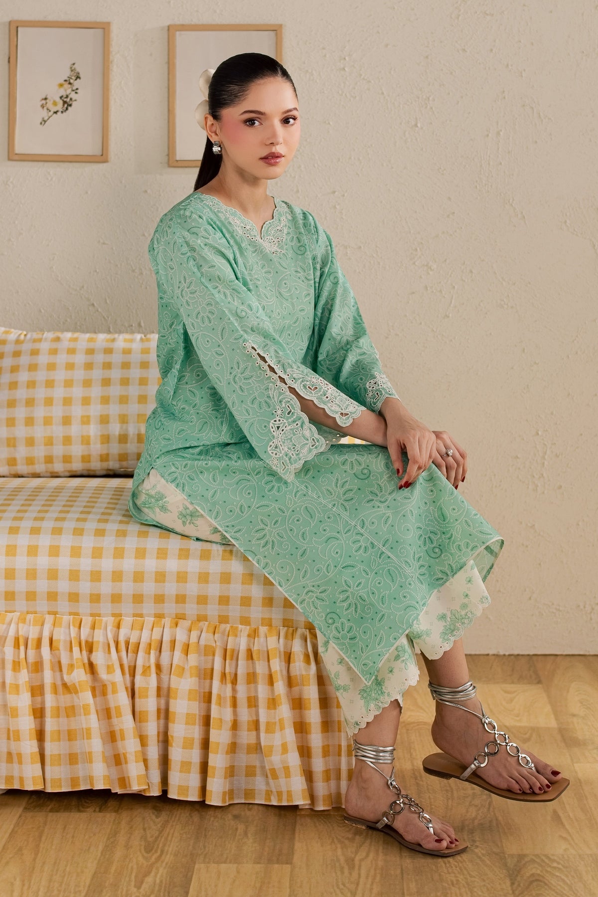 Helia 2Pc - Printed Lawn Dress