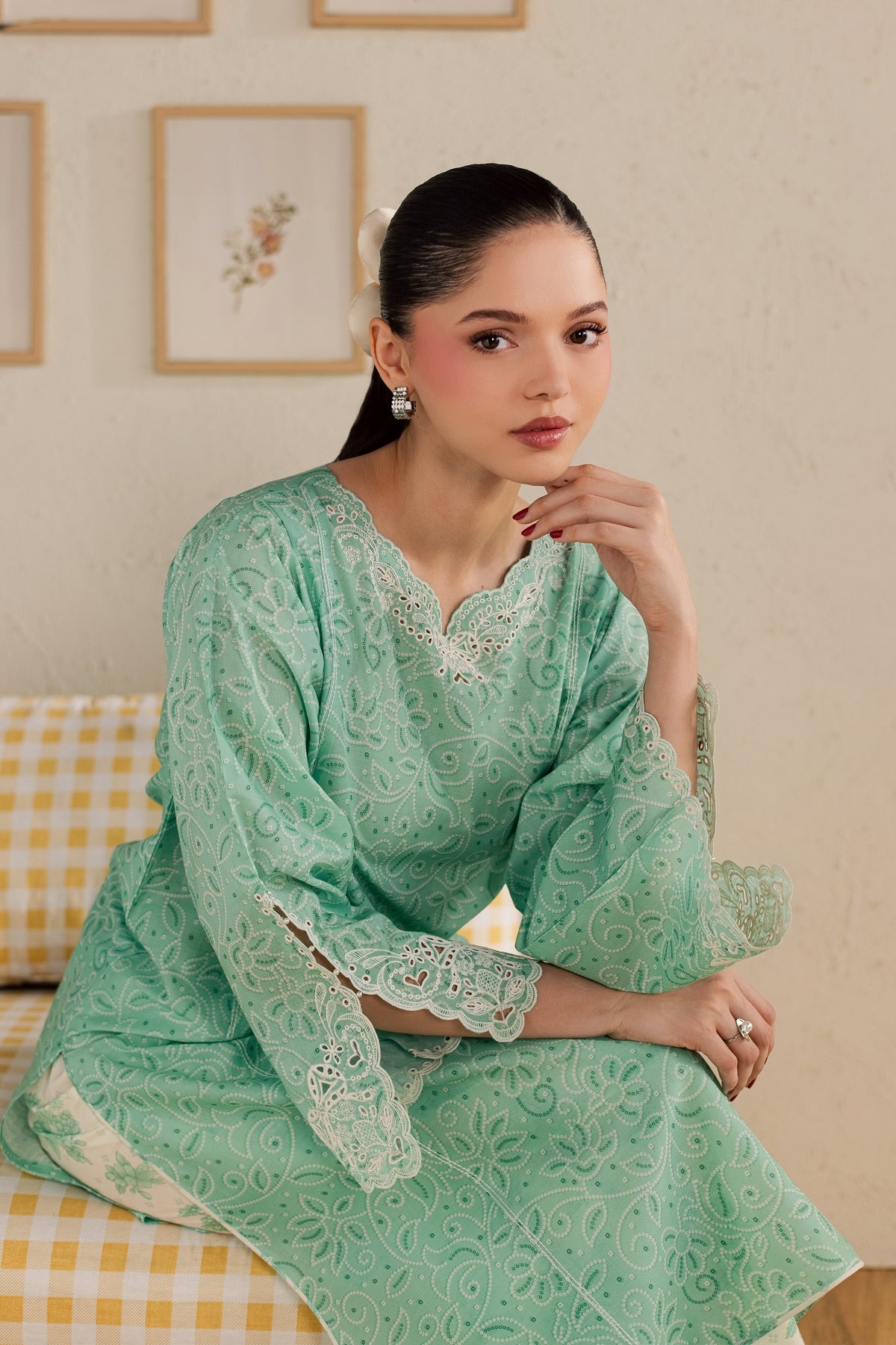Helia 2Pc - Printed Lawn Dress