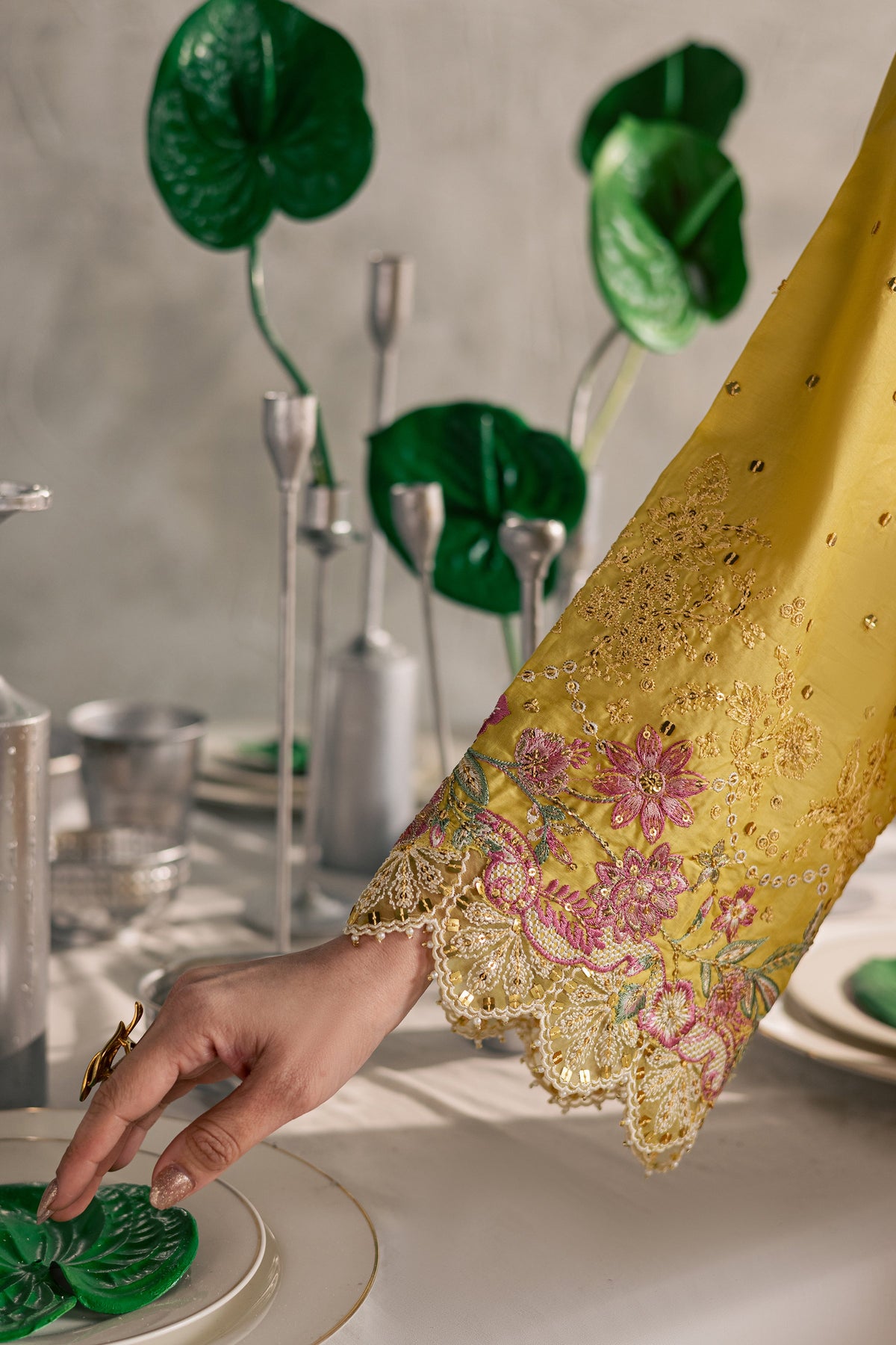 Her Soul 3Pc - Festive Embroidered Lawn