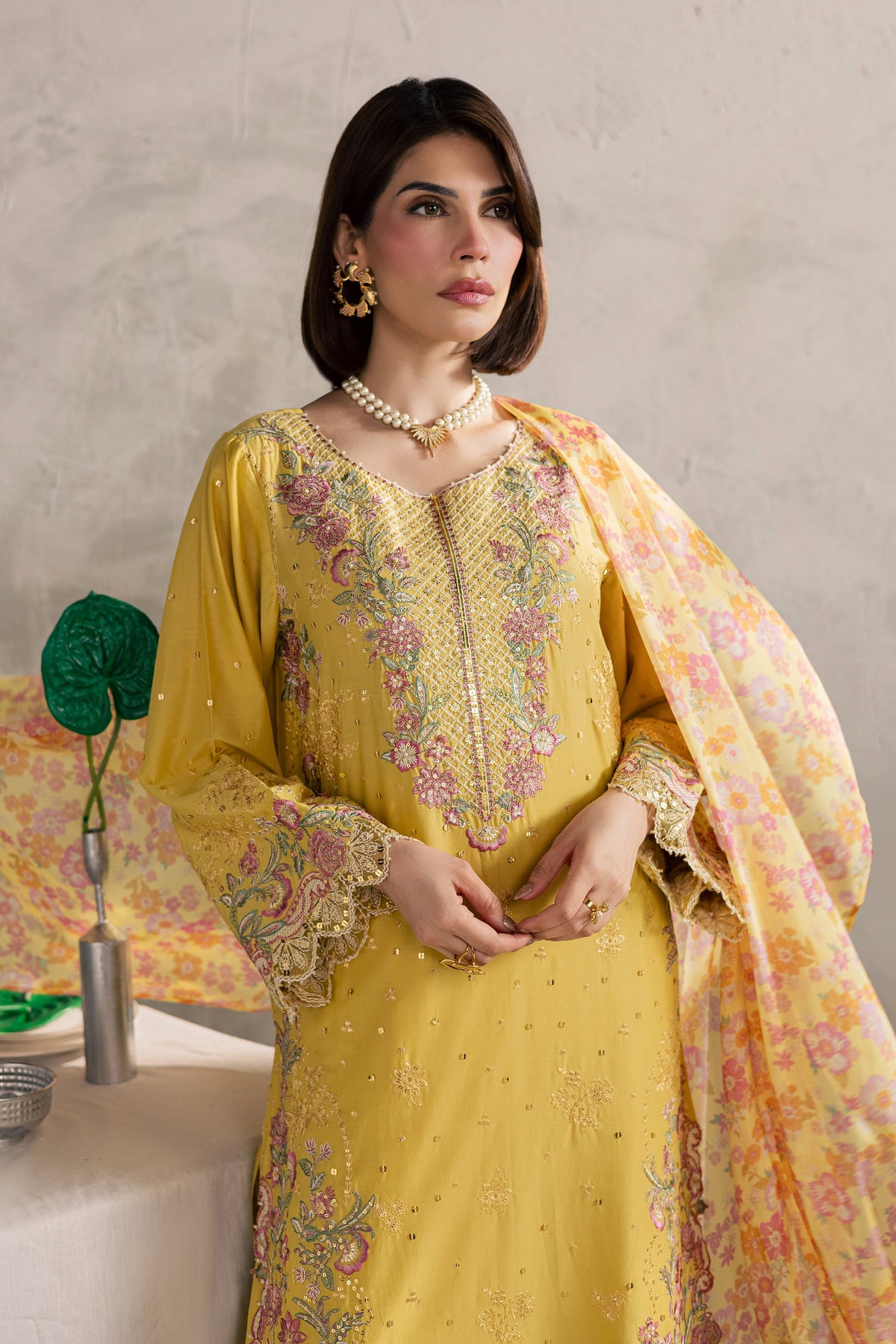 Her Soul 3Pc - Festive Embroidered Lawn
