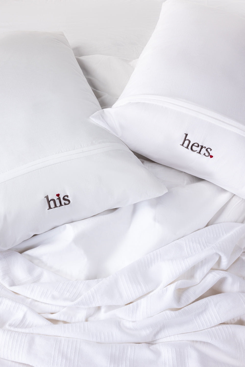 His And Her 2Pcs Pillow Pack
