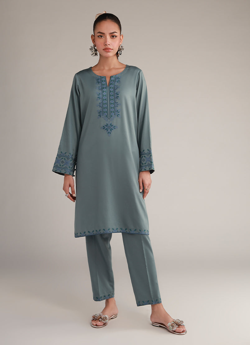 Luxury Embroidered CO-ORD-Set24981