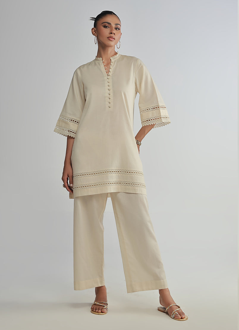 Dobby Textured CO-ORD Set - 23429