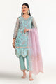 3 Piece Shamooz Silk Embroidered Suit
