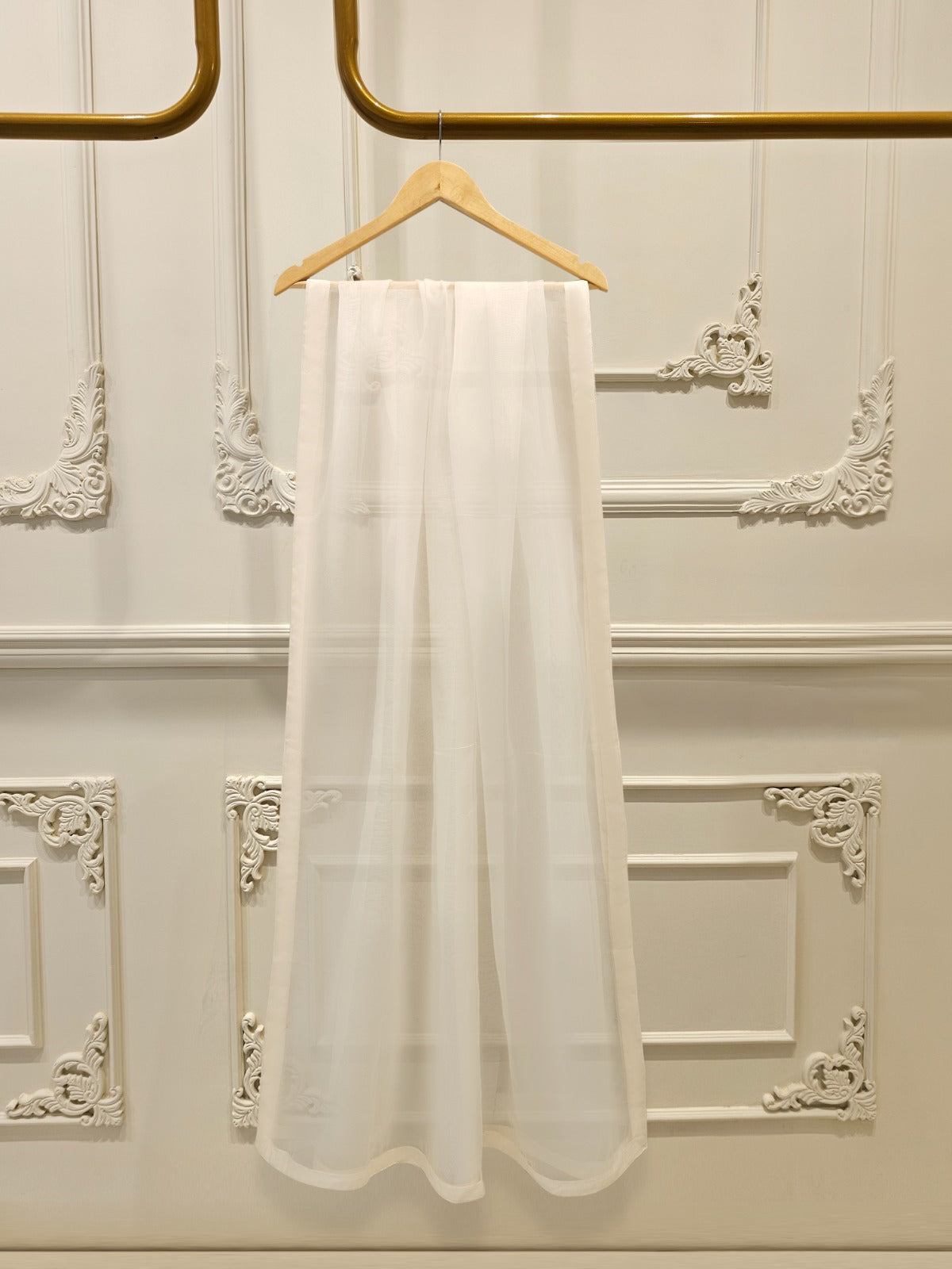 3 Piece - Pure Embroidered Organza Suit S112075