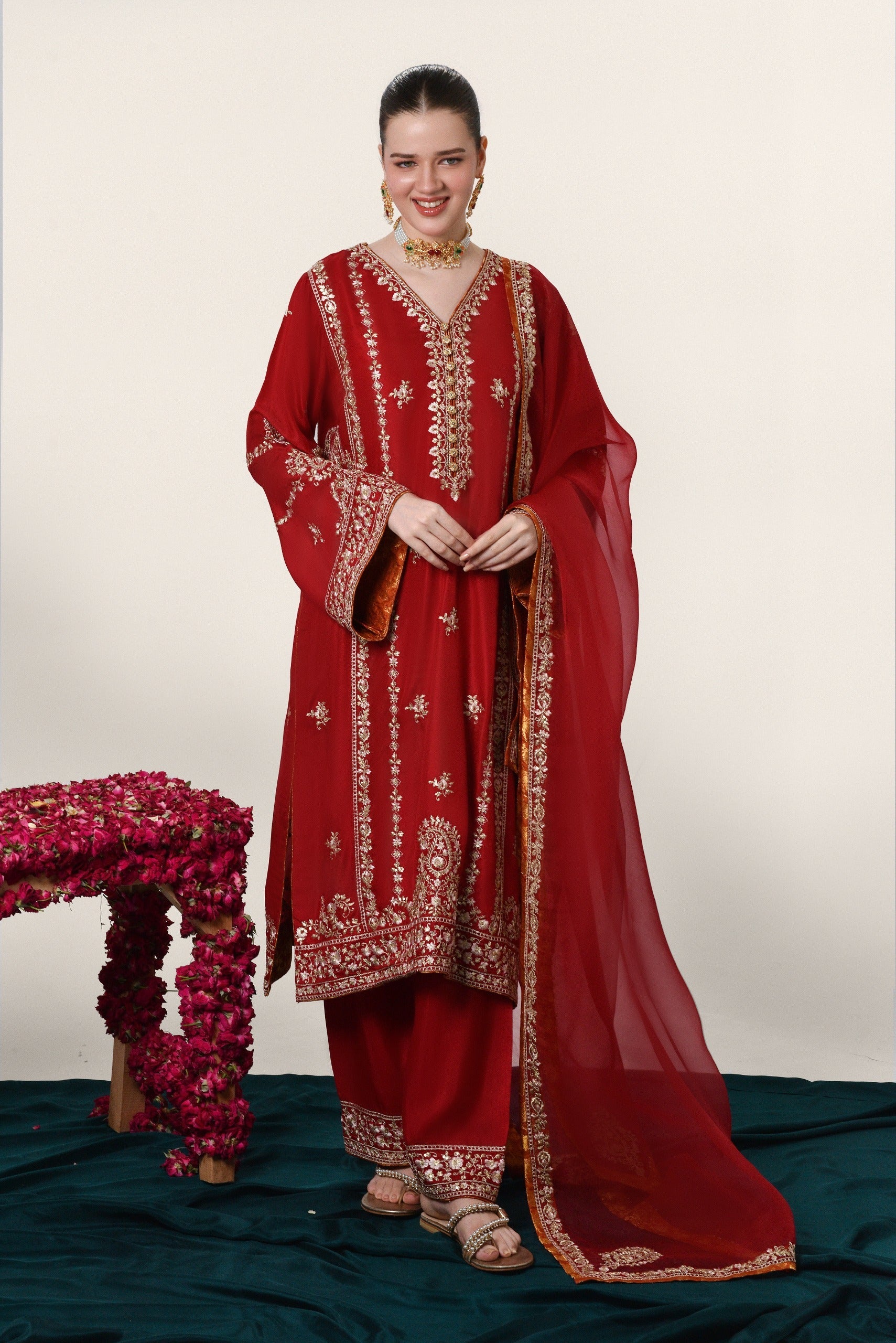 Alana (Pure Raw Silk)