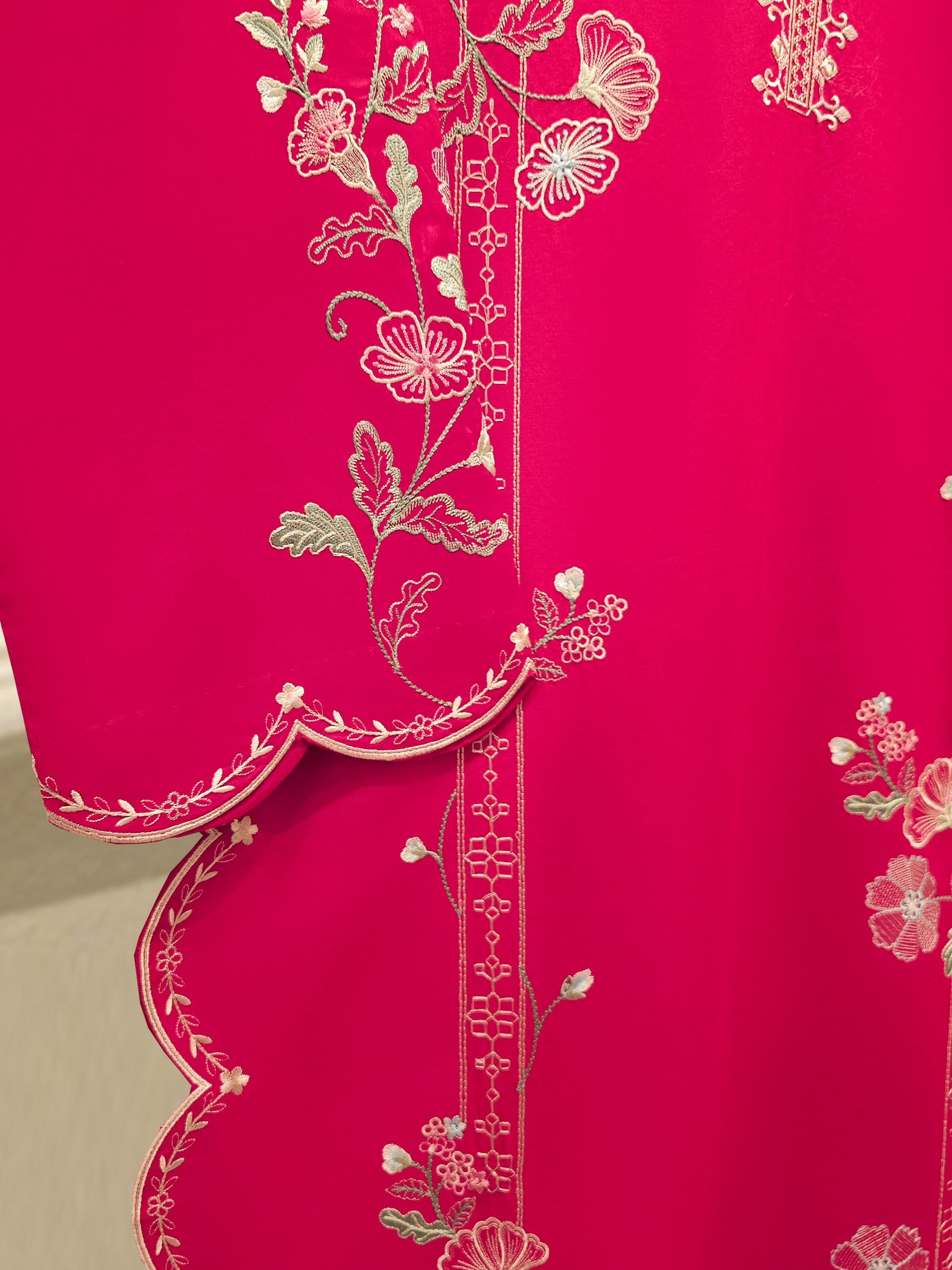 2 Piece - Embroidered Cambric Suit S112324