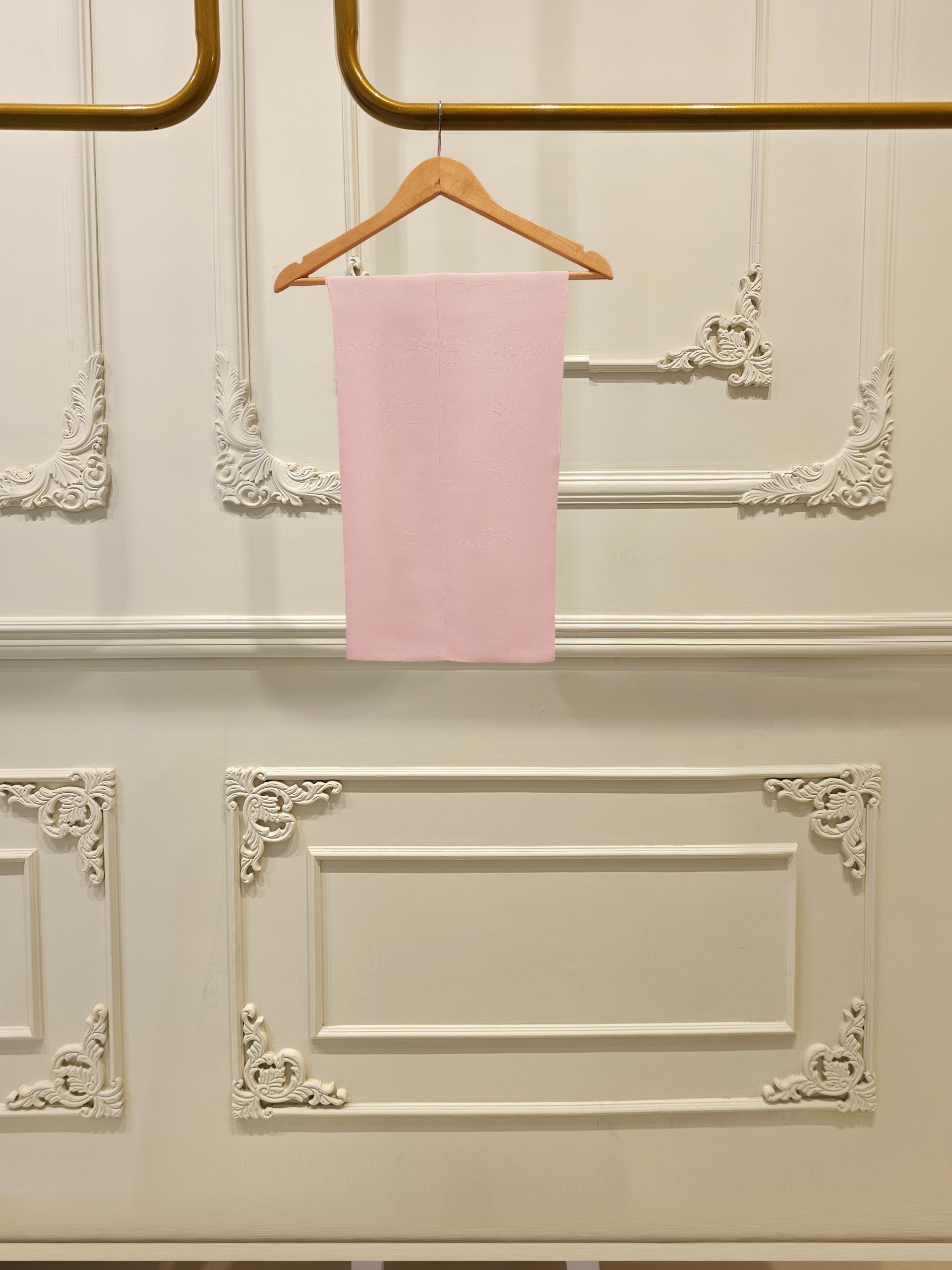 3 Piece - Pure Organza Embroidered Suit S112449