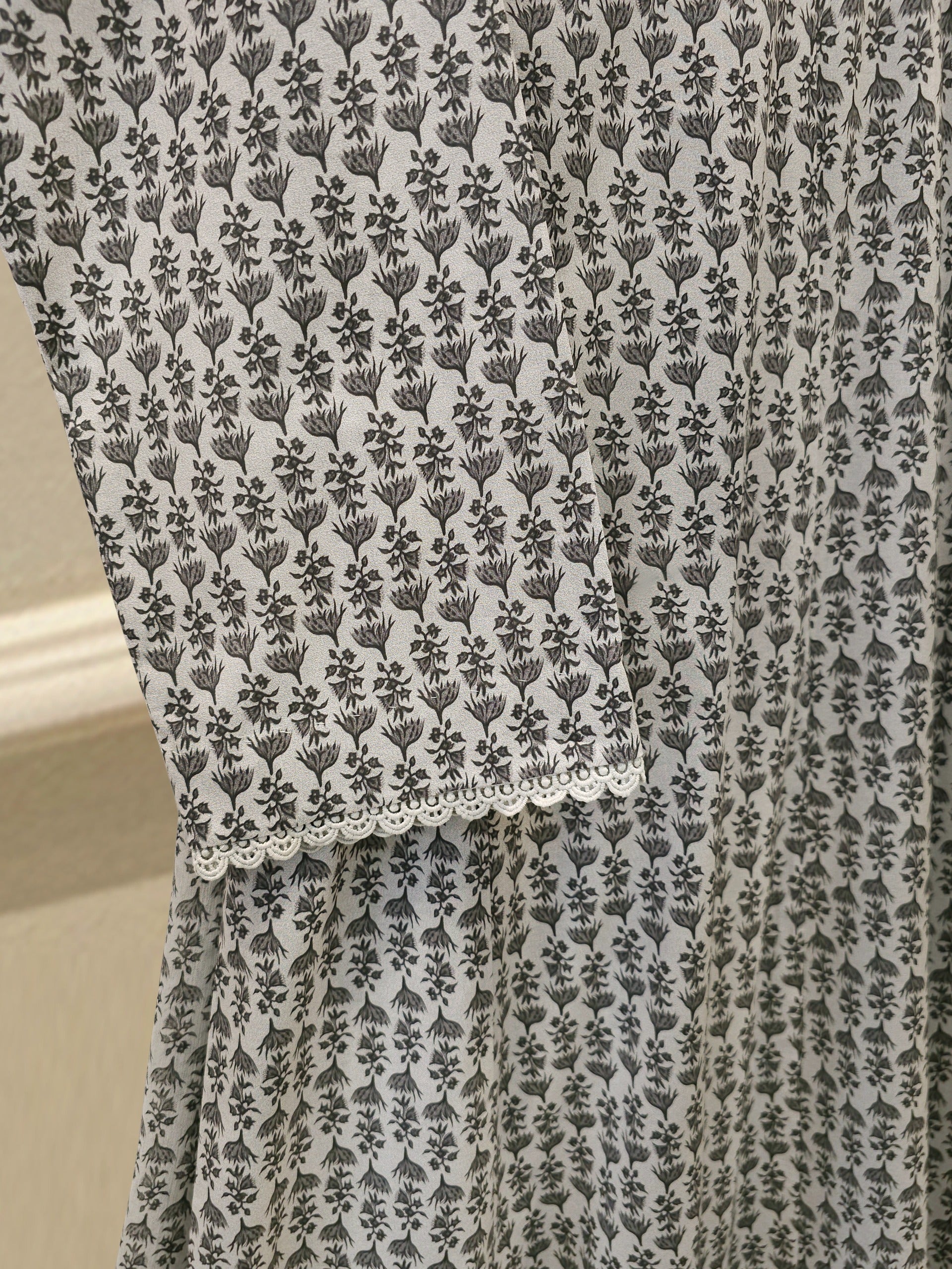 3 Piece - Digital Printed Cambric Suit S113023