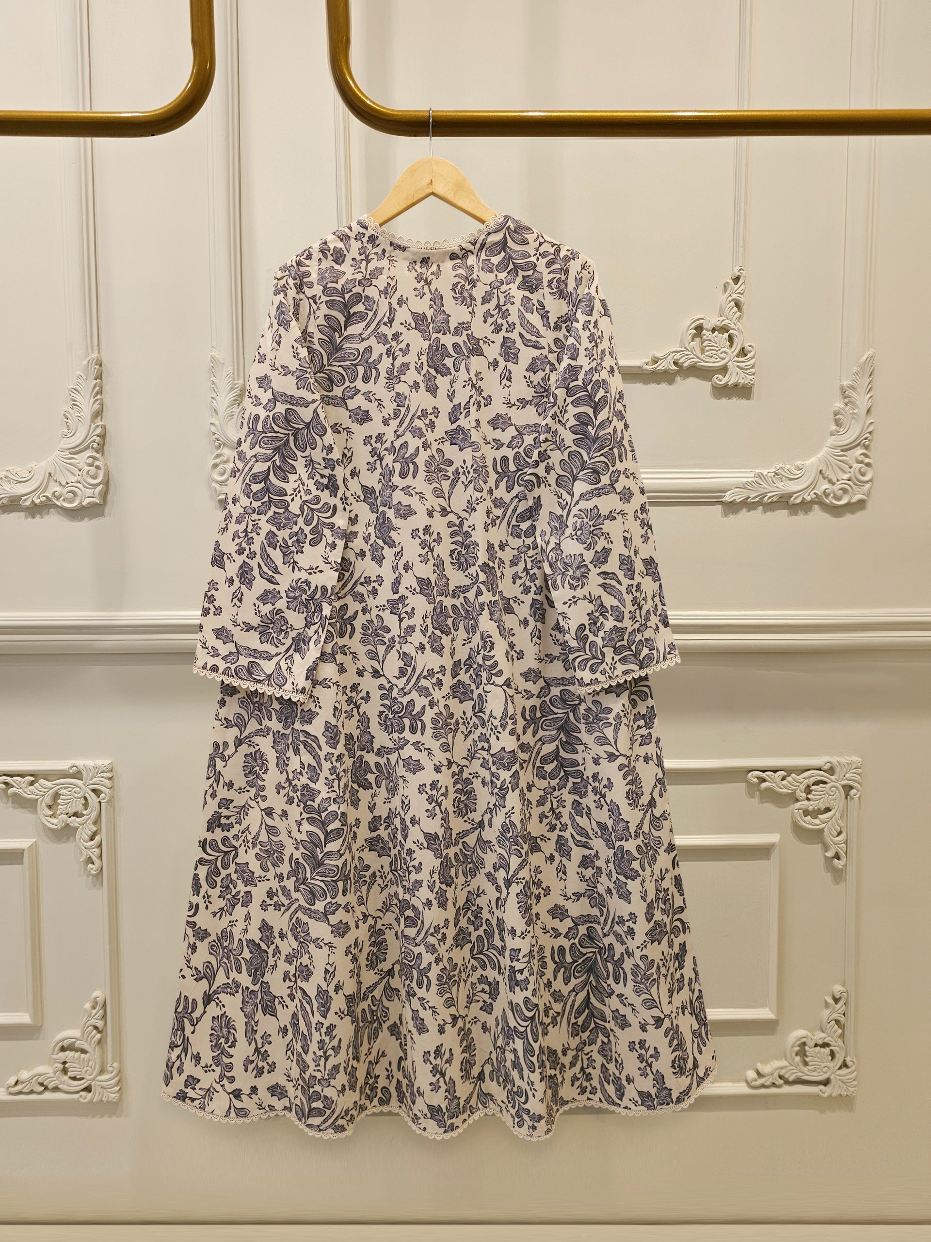 3 Piece - Digital Printed Cambric Suit S113024