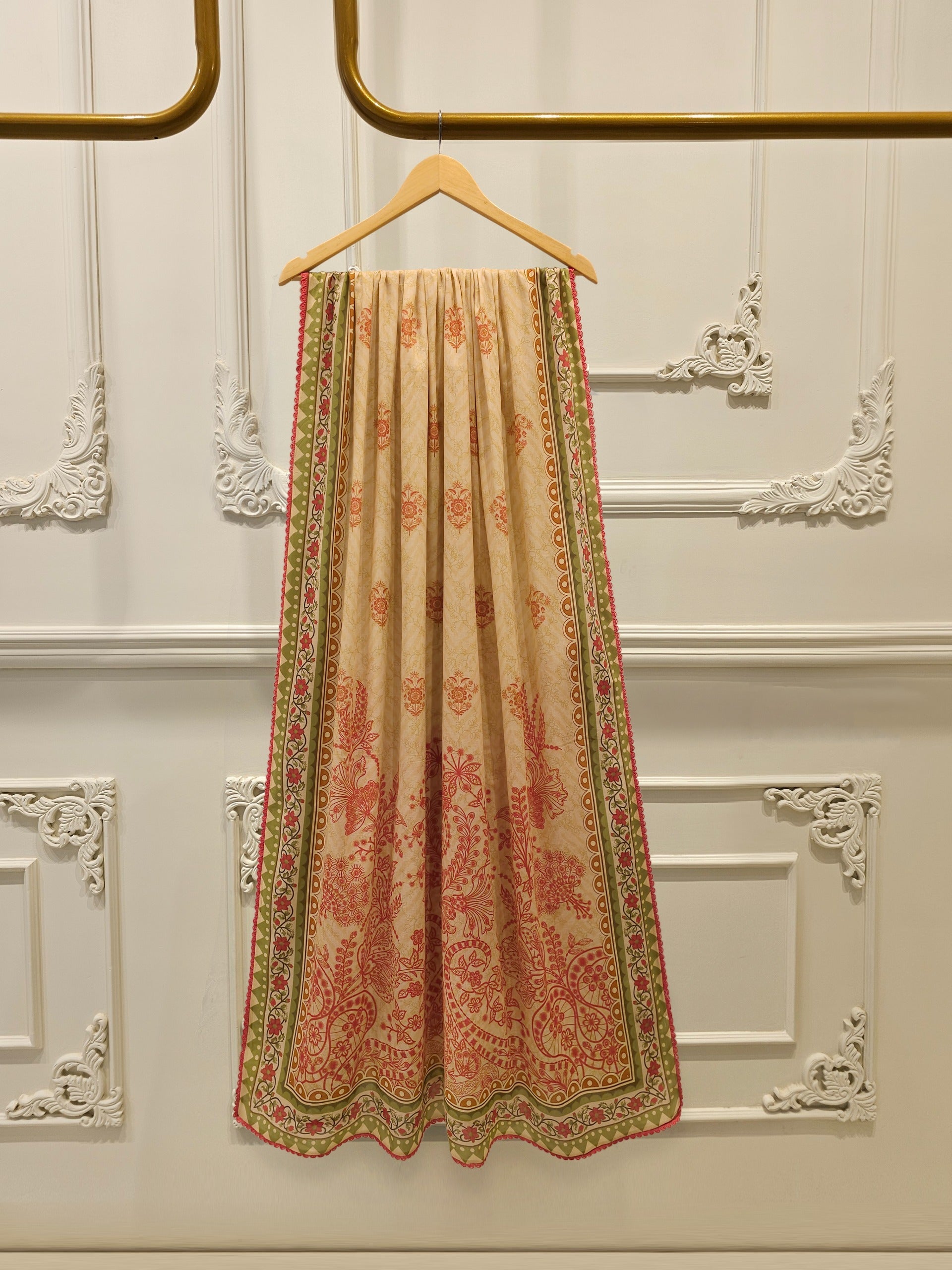 3 Piece - Digital Printed Cambric Suit S113033