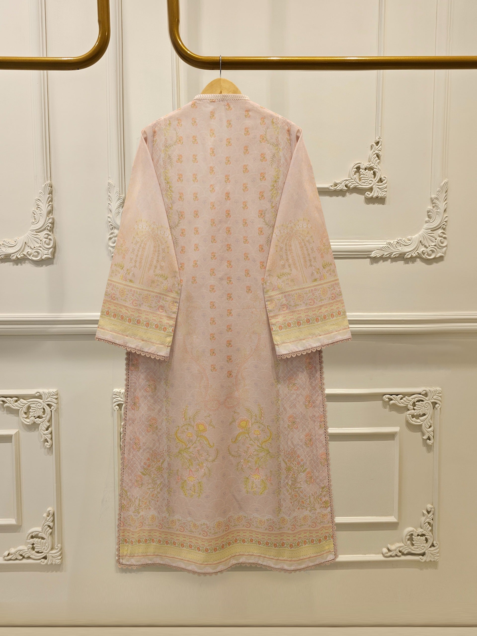 3 Piece - Digital Printed Cambric Suit S113041