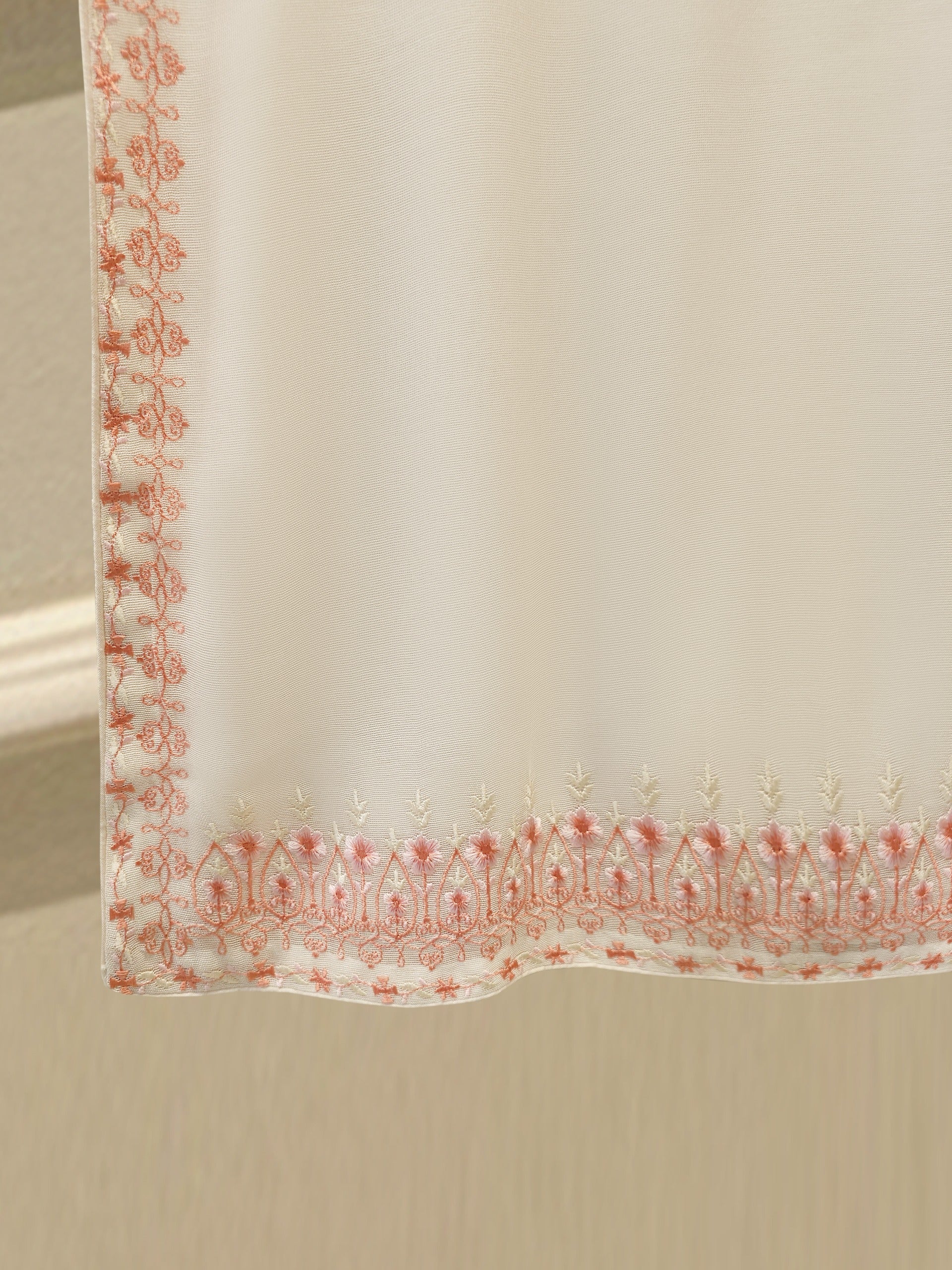 3 Piece - Pure Embroidered Cotton Net Suit S113128