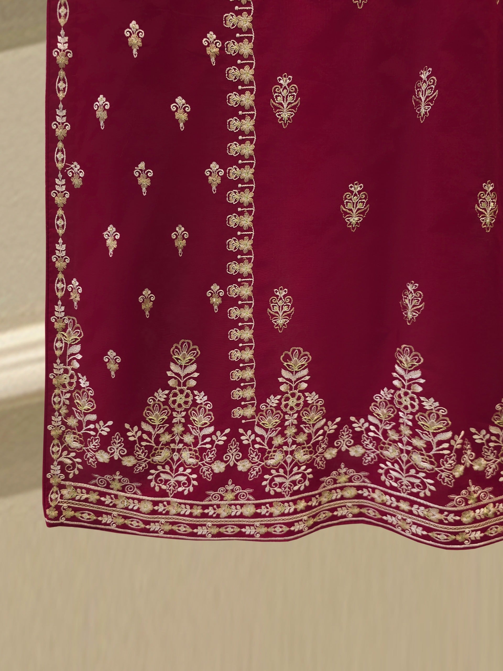 3 Piece - Embroidered Cambric Suit S113166