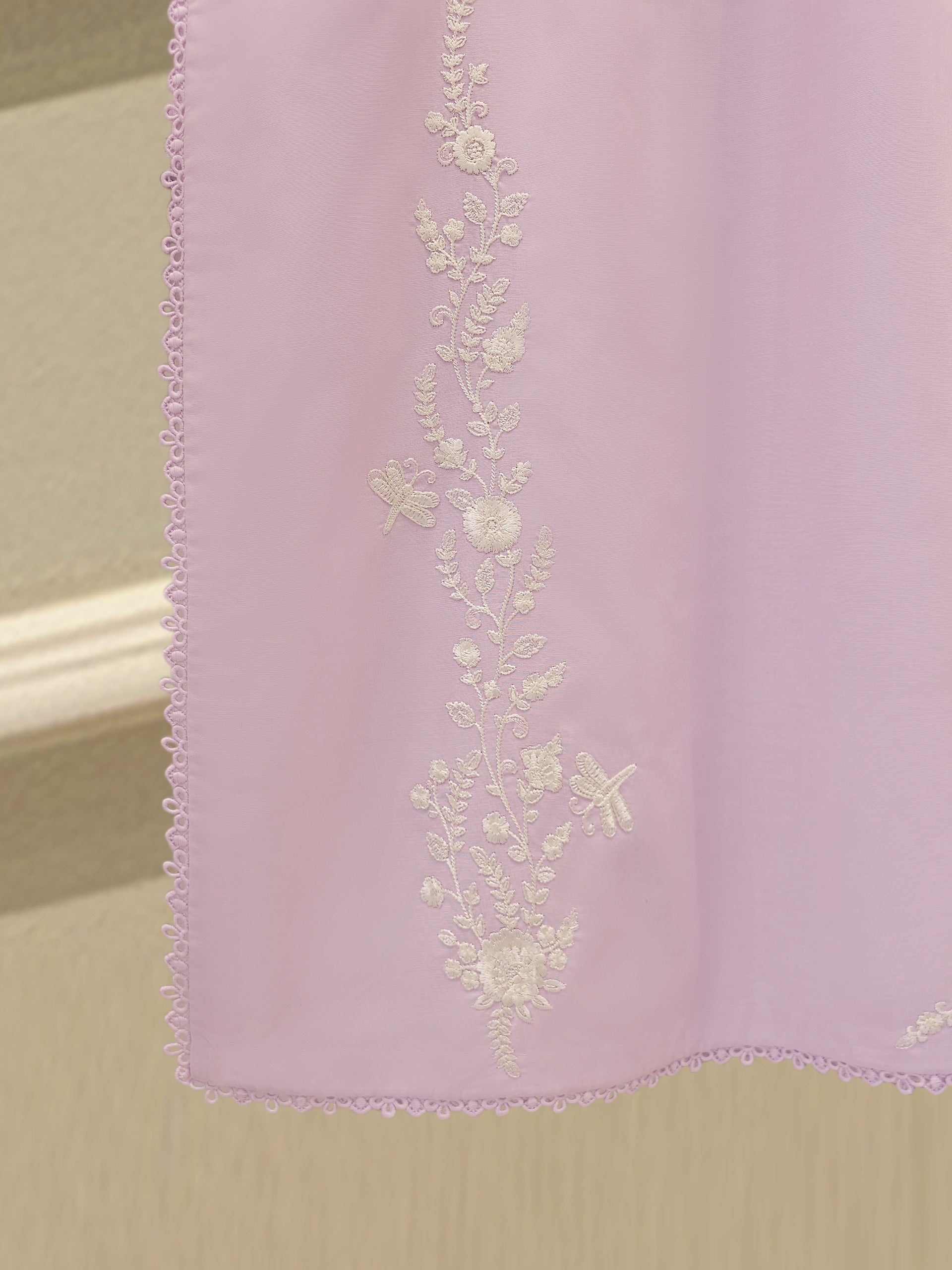 3 Piece - Embroidered Cambric Suit S113163