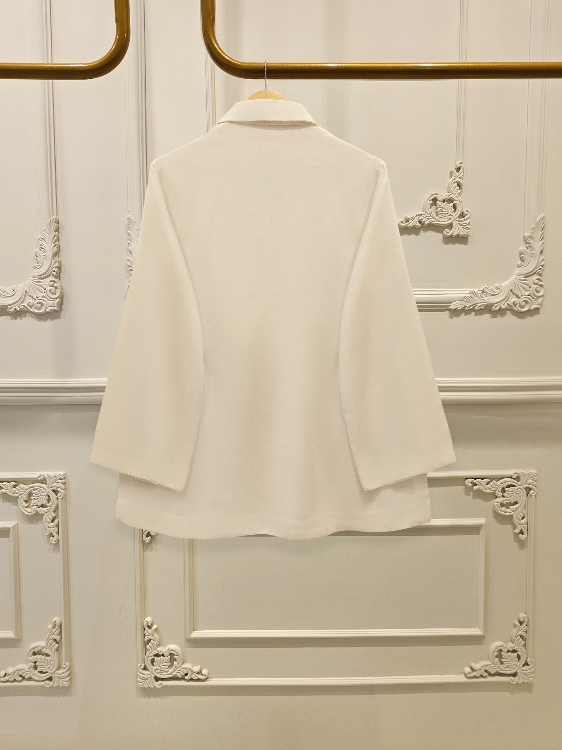 3 Piece Embroidered Cotton Net Suit