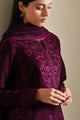 PLUM LUXURY EMBROIDERED KARANDI 3PCS SET (NPA3-25448)-READY TO WEAR