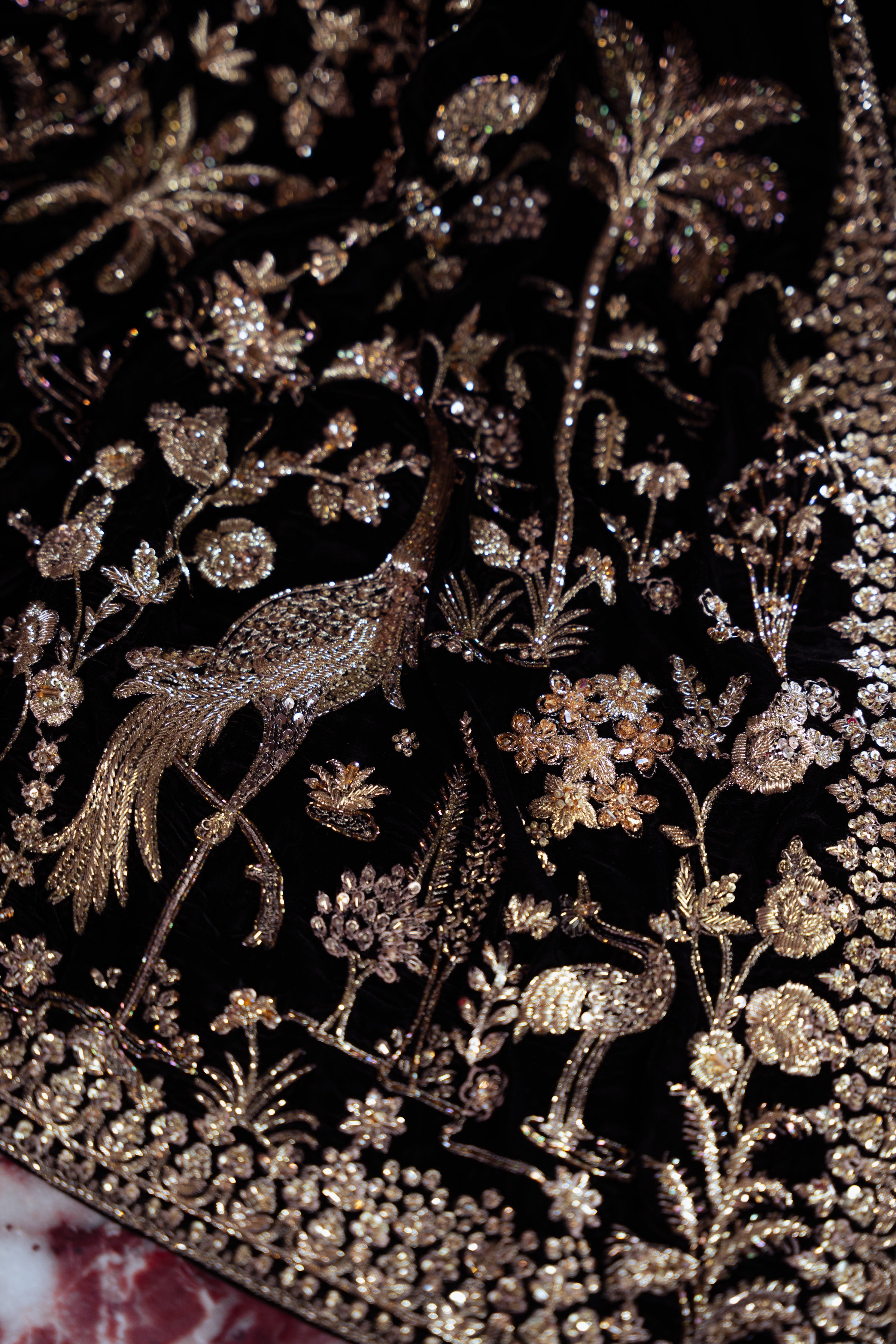 BLACK LUXURY VELVET SAREE (NPA3-25462)