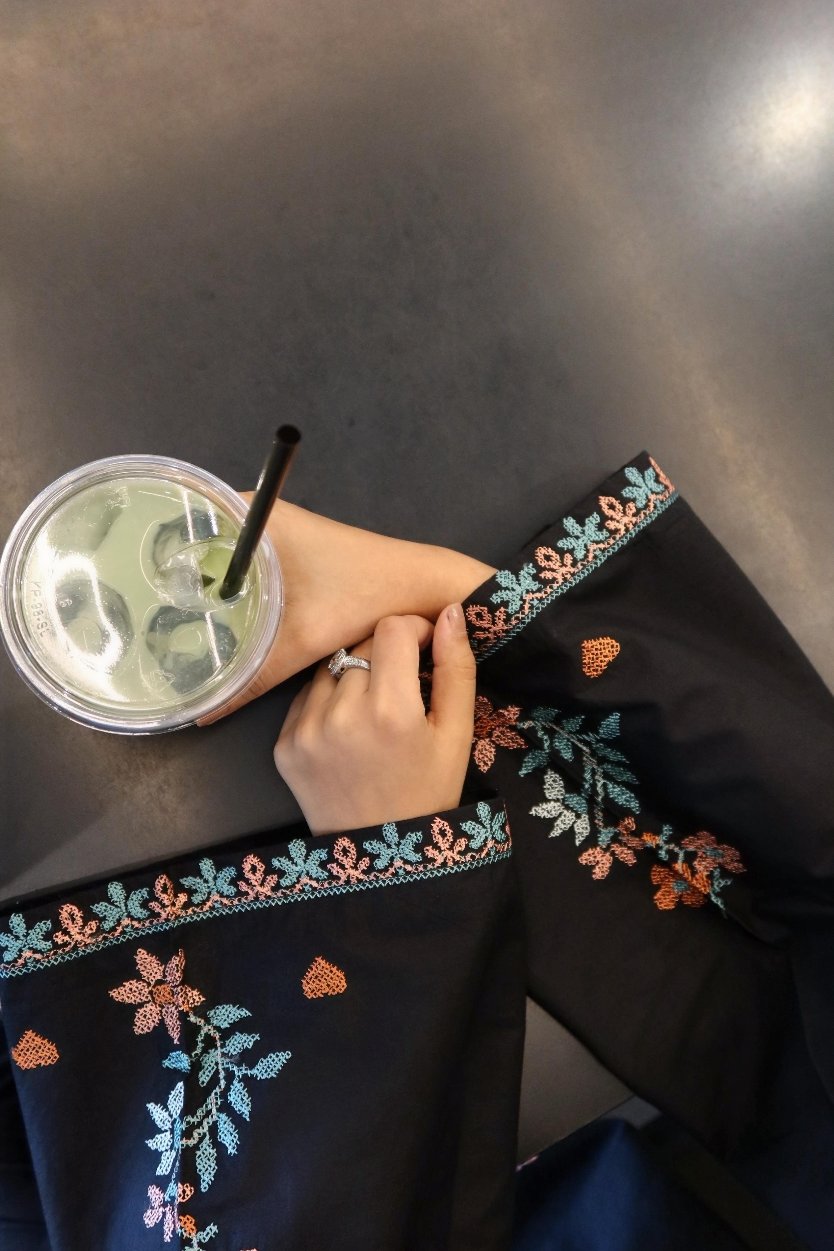 Clematis - Black Embroidered CO-ORD Set