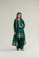 EMERALD GREEN LUXURY EMBROIDERED LAWN 3PCS SET (NPA3-26413) - 2026 READY TO WEAR