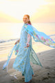 PASTEL AQUA BLUE LUXURY EMBROIDERED LUXURY LAWN SET (NEL-26606) LUXURY LAWN x EID 2026