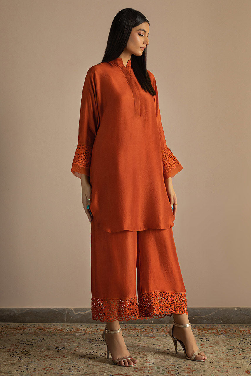 Tangerine Silk by Alizay Saad