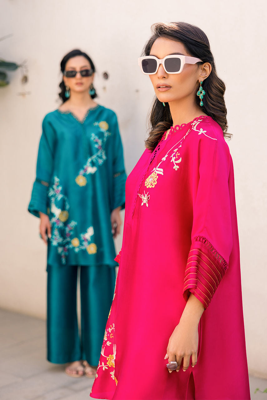 Hot Pink Flori Fusion by Alizay Saad