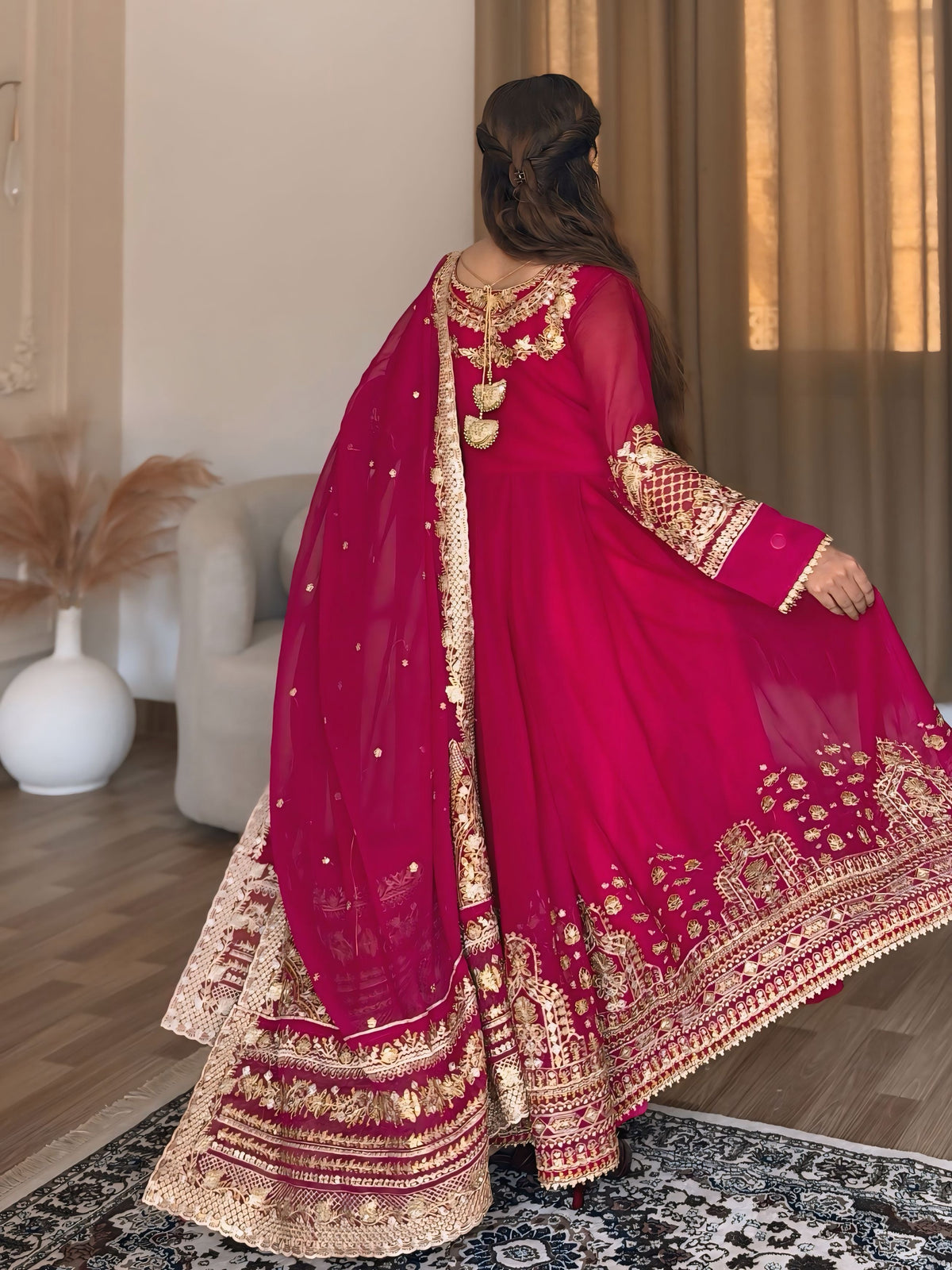 Pehnawa Luxury Embroidered Chiffon UnStitched / Stitched 3PC Collection Cassia PA 0099