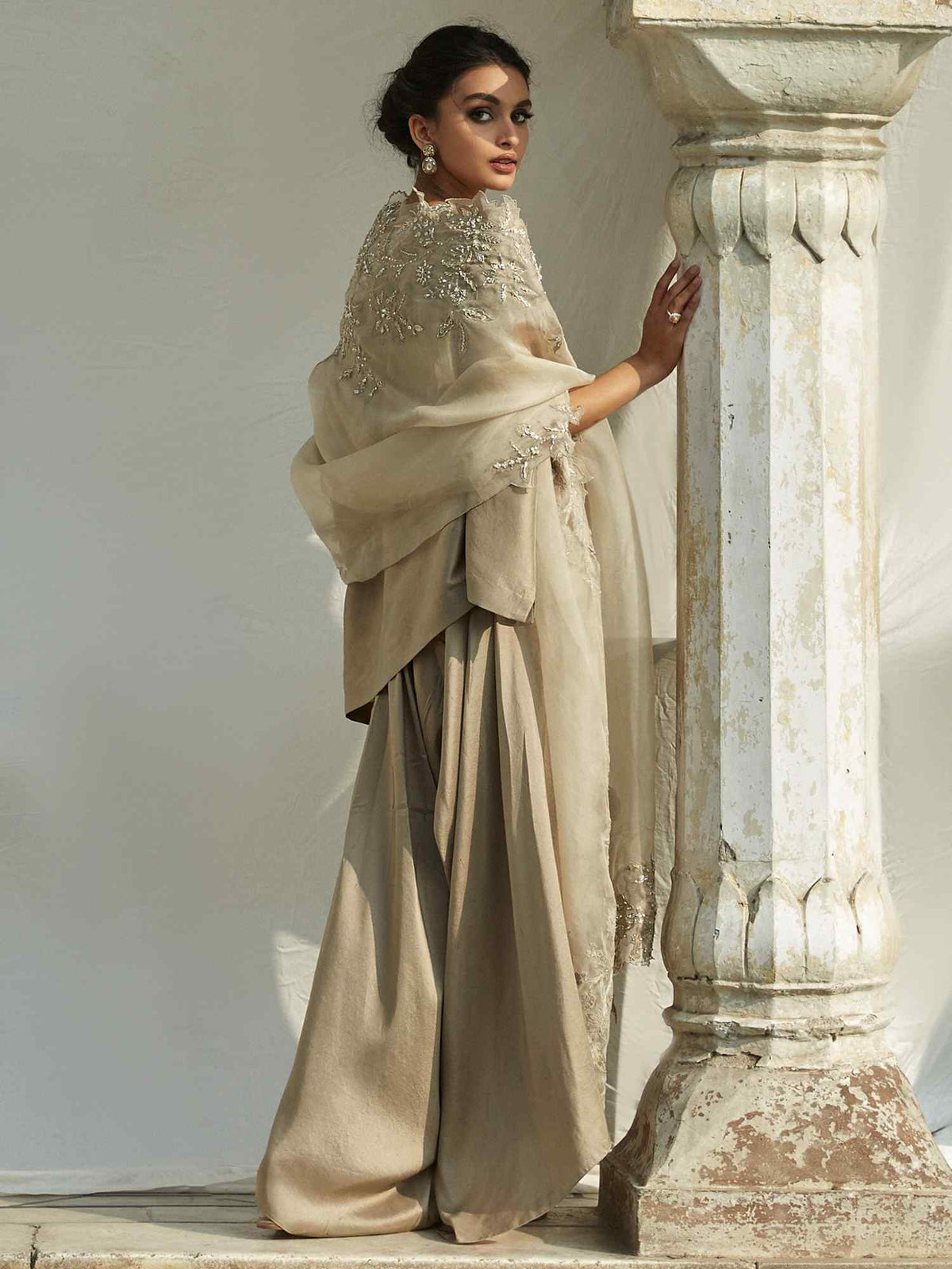 Off Shoulder, Pants & Dupatta