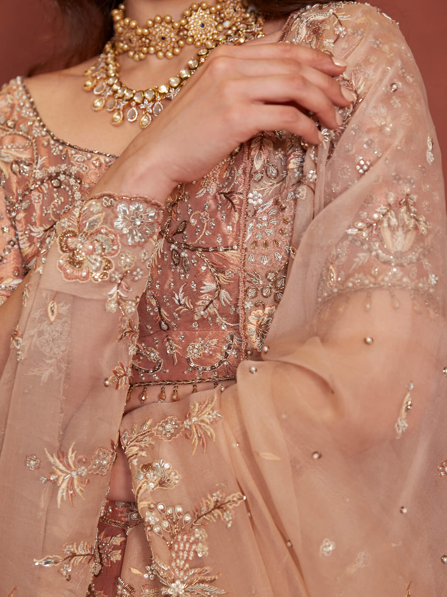 Blouse, Lehenga & Dupatta