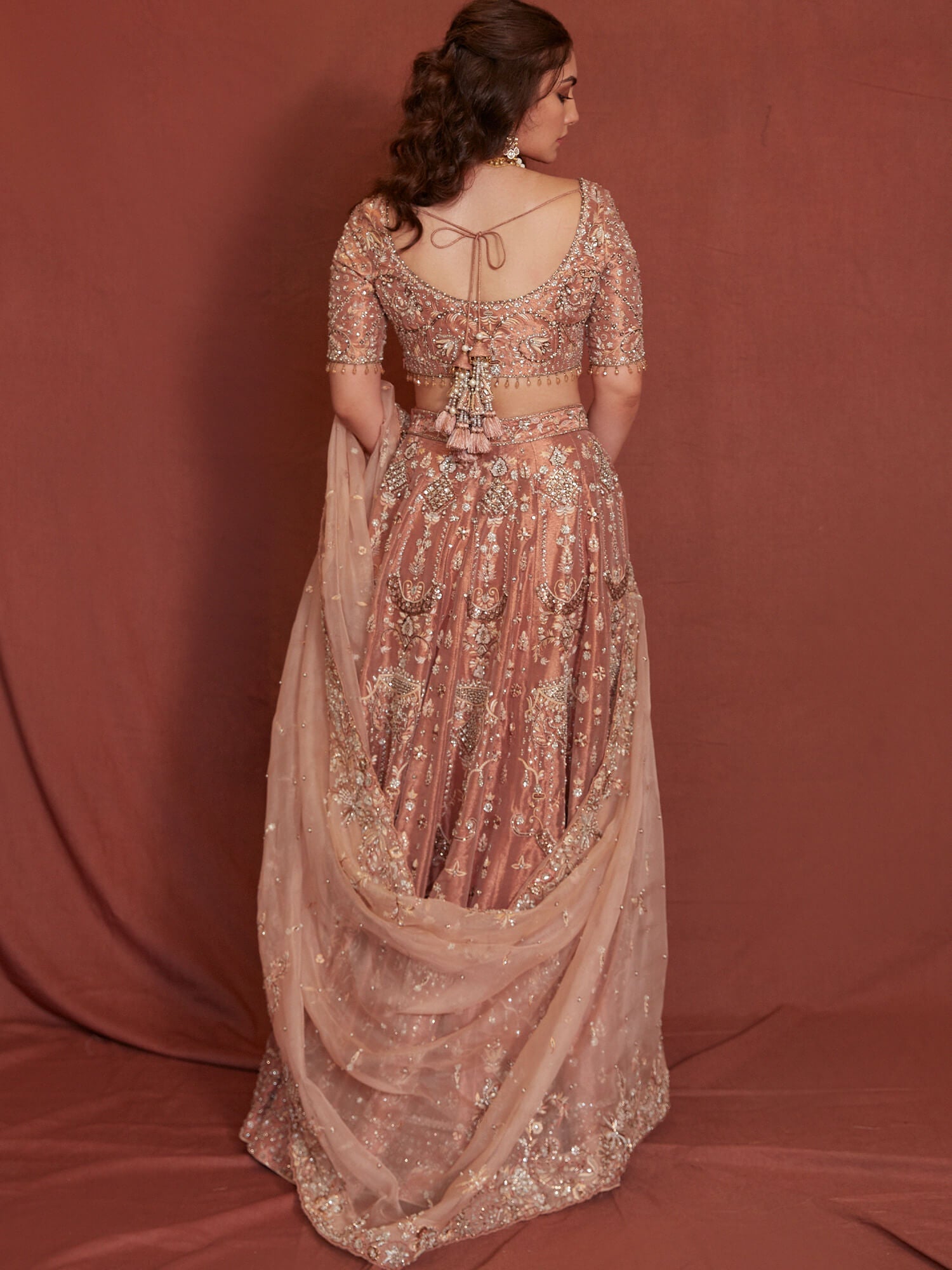 Blouse, Lehenga & Dupatta