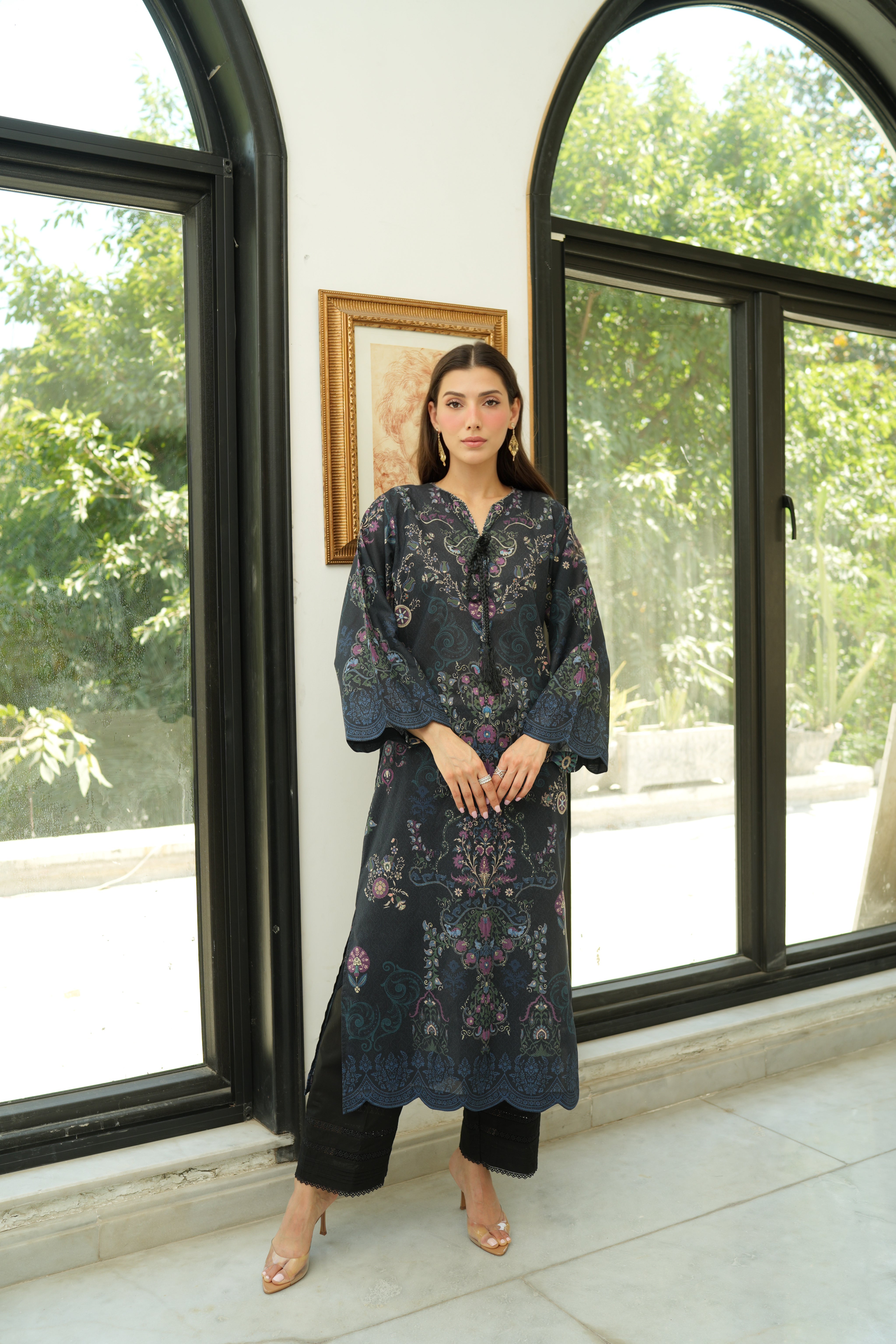 Suzani Forest Kaftan