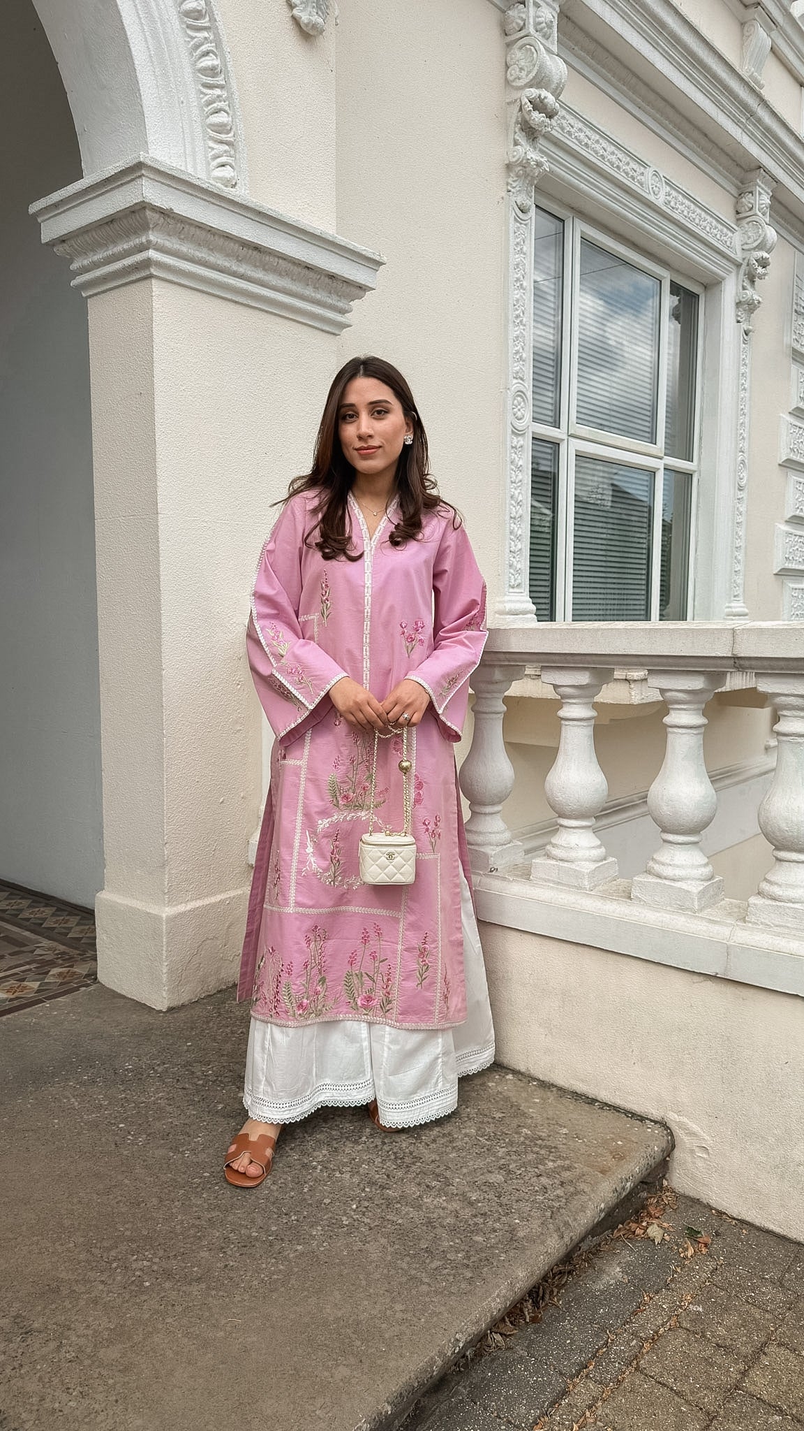 Botanica - Pink Embroidered Kurta