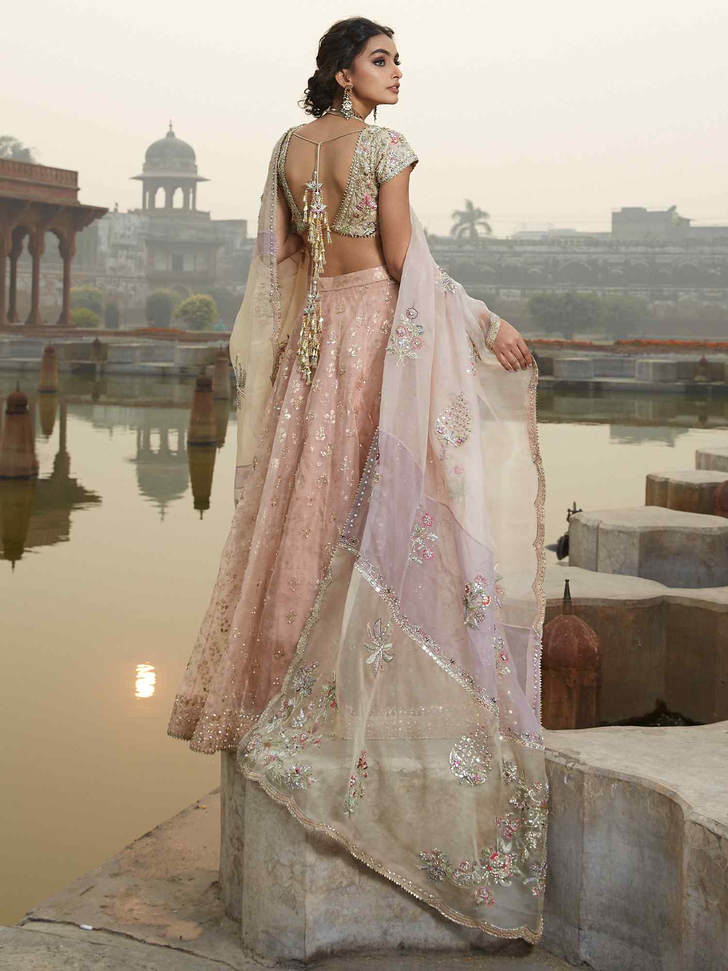 Blouse, Lehenga & Dupatta