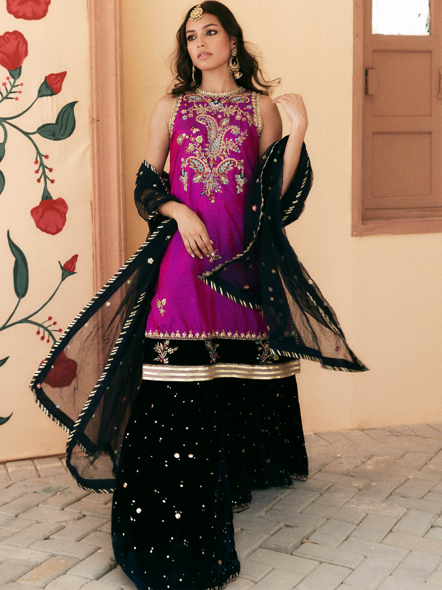 Natasha, Sharara & Dupatta