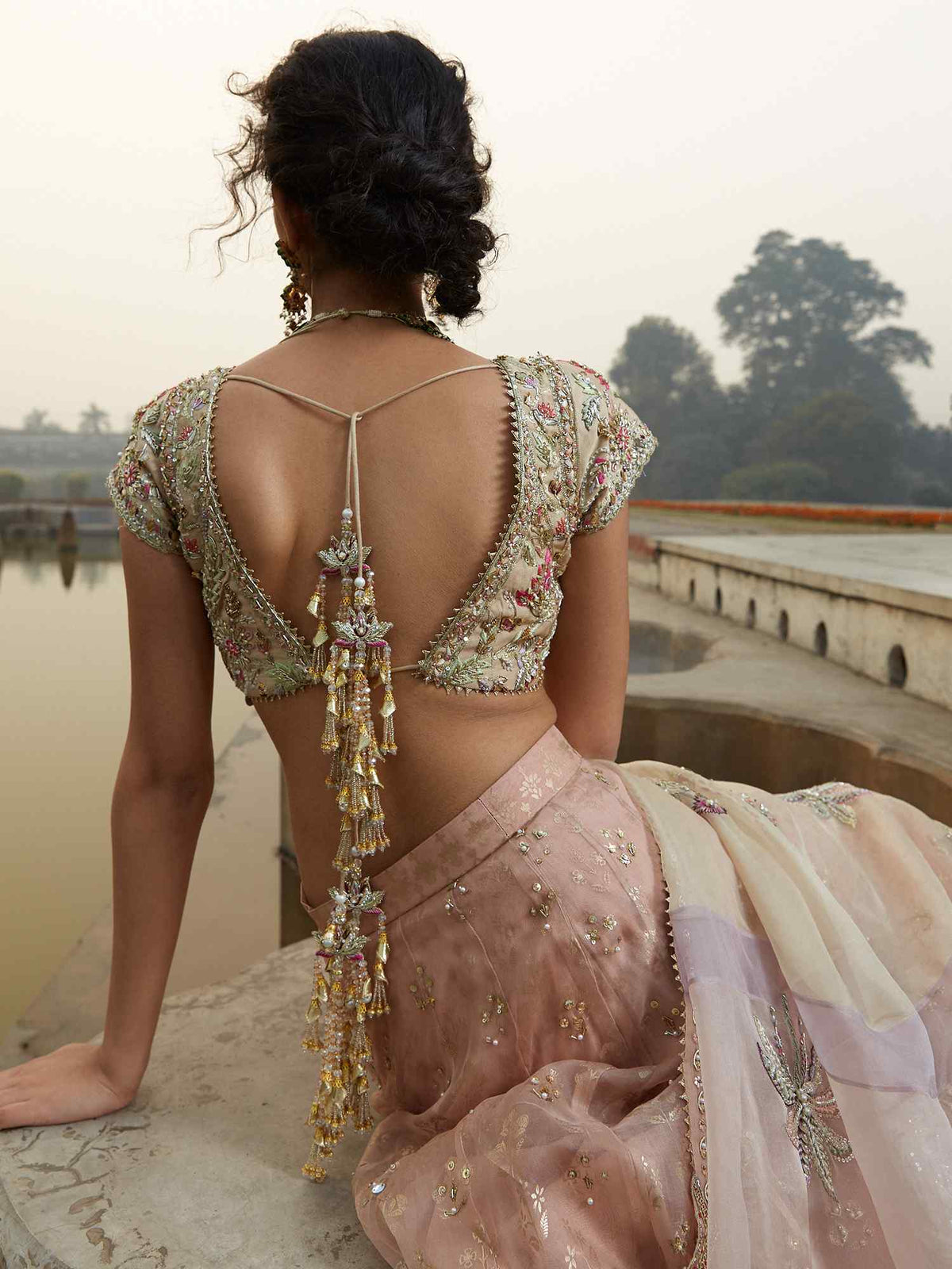 Blouse, Lehenga & Dupatta