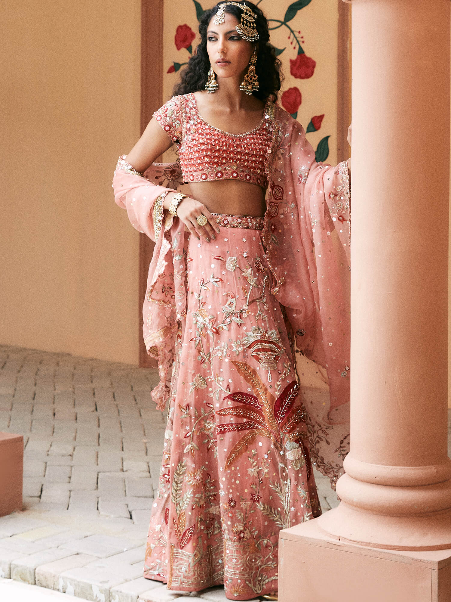 Blouse, Lehenga & Dupatta