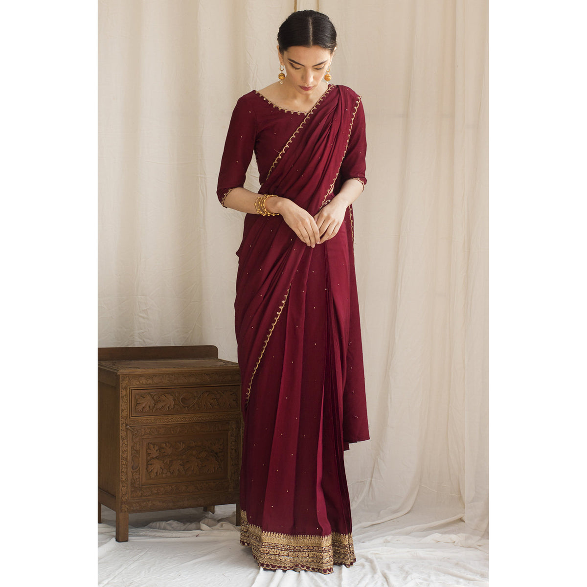 Red Saree
