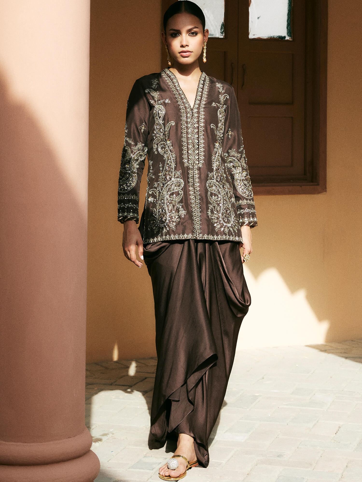 Rani Jacket & Pinched Skirt