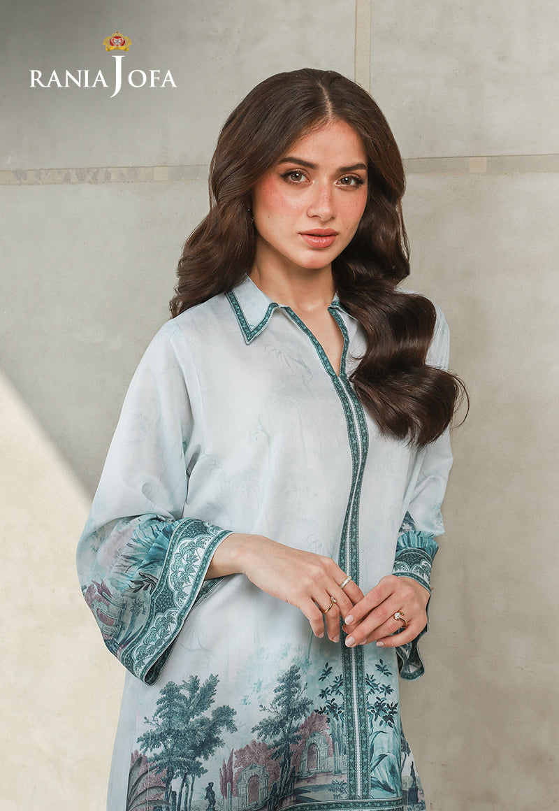 RARE-02 STITCHED PRINTED LAWN 2 PCS