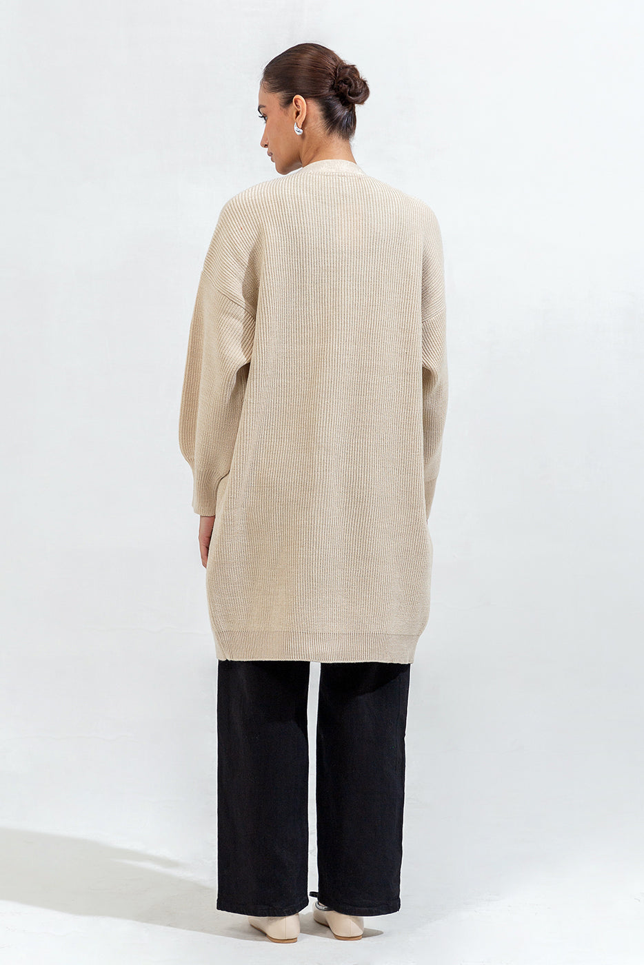 Long Knitted Shrug