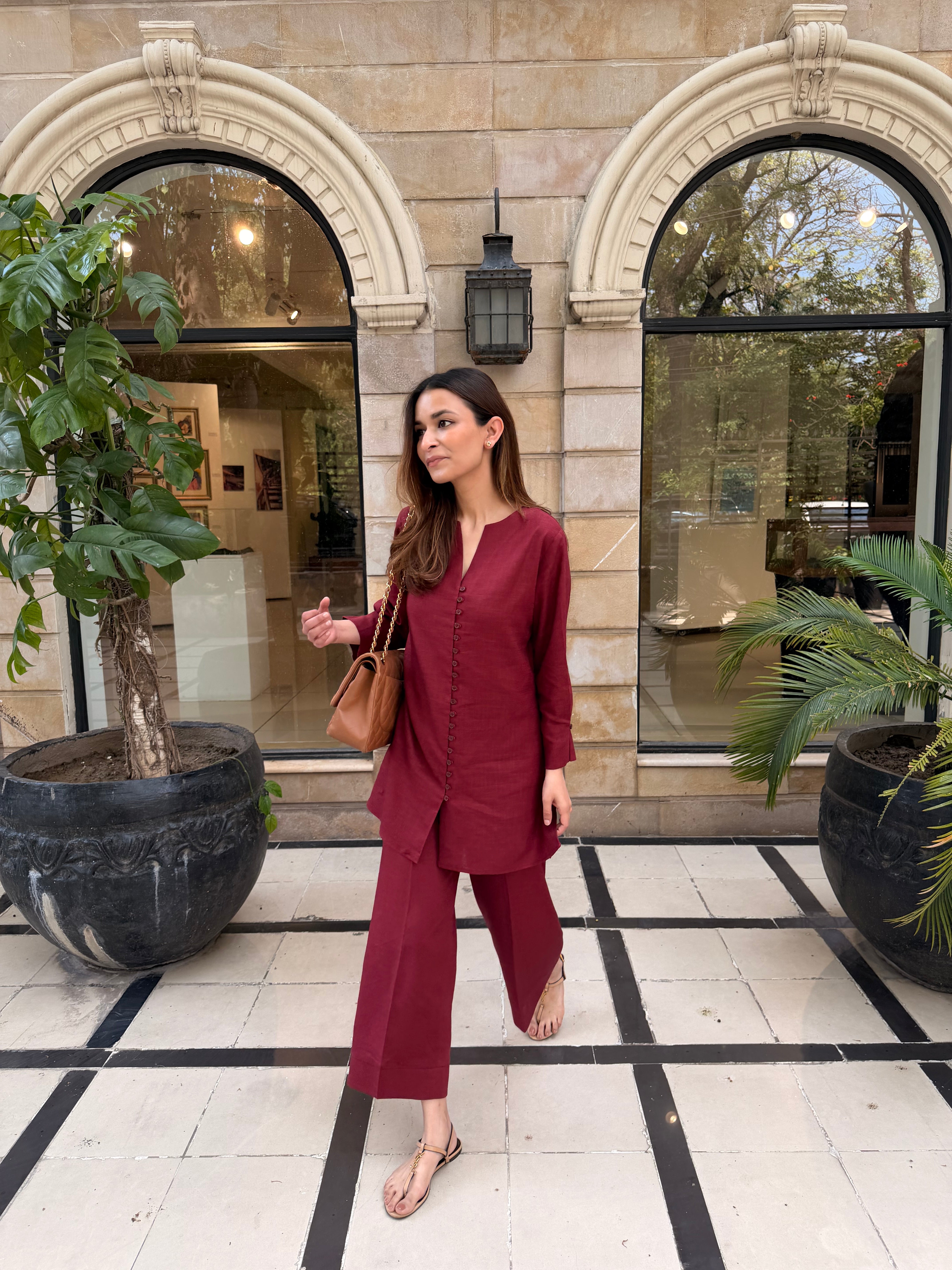 Wine Red Parker Set