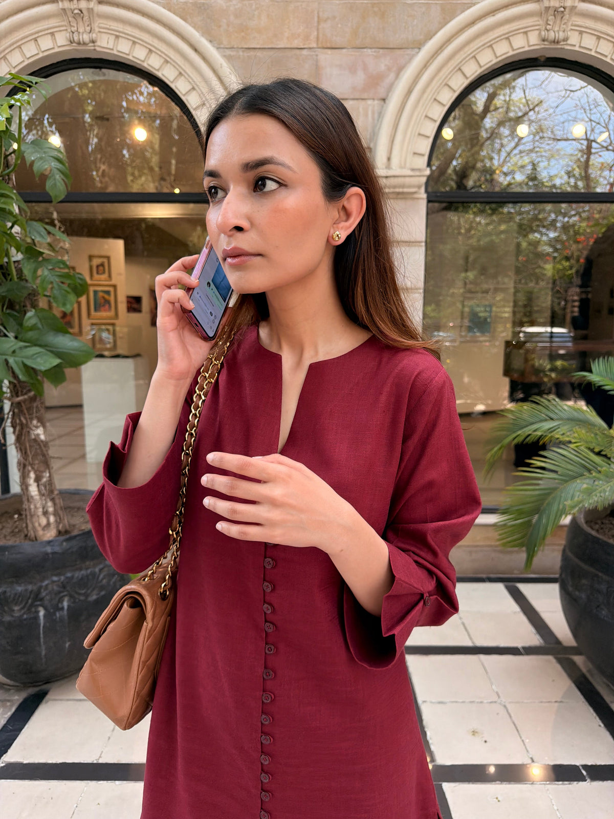Wine Red Parker Set