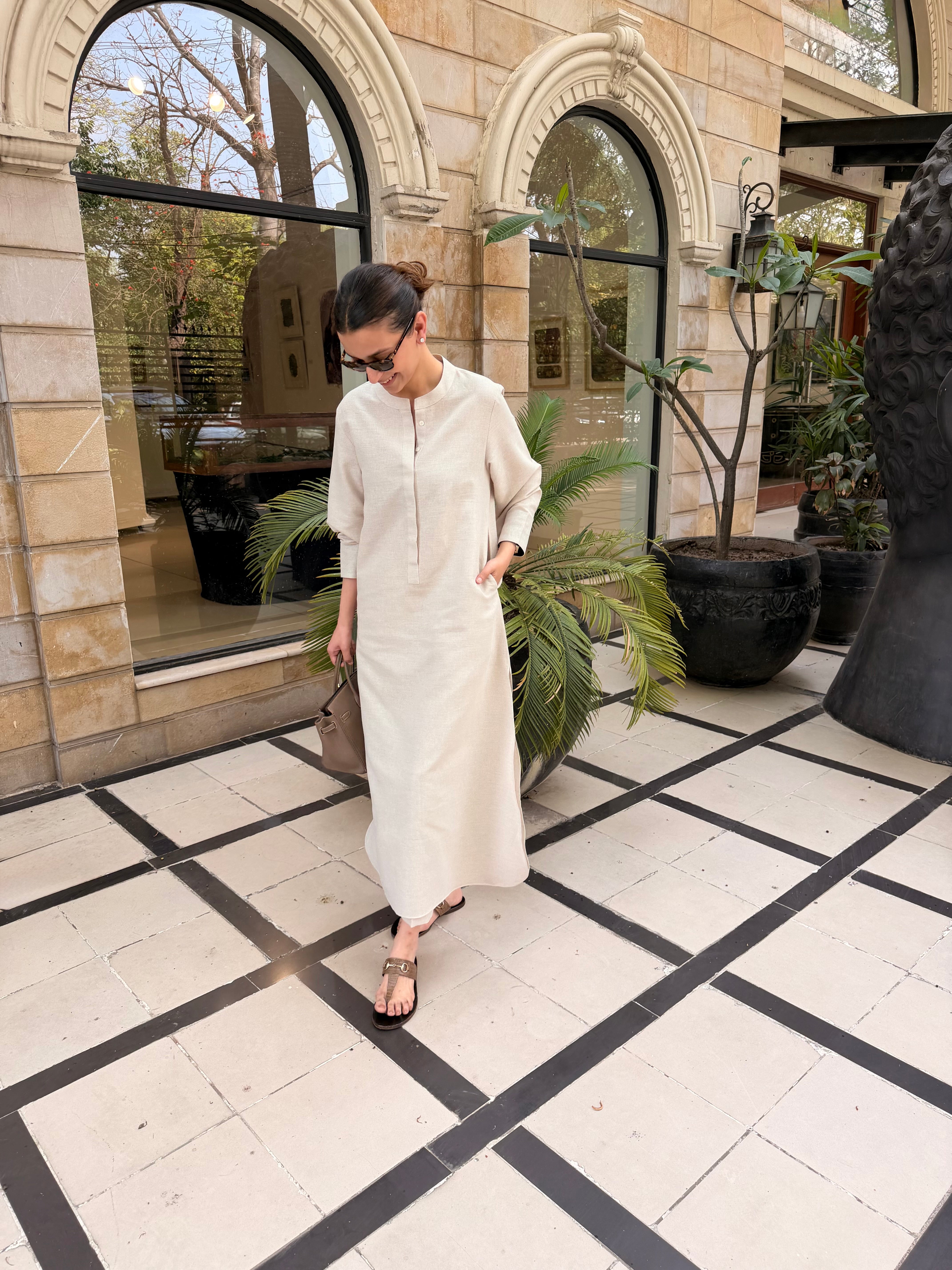 Beige Lana Set