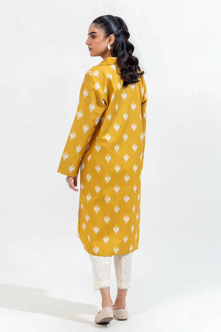 Printed Cambric Shirt (Pret)