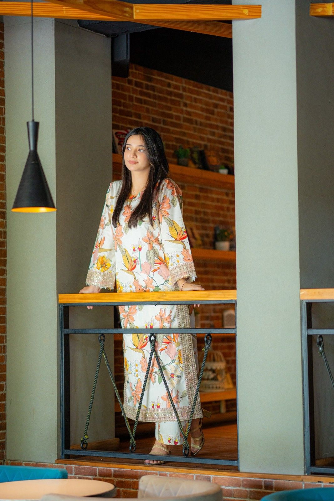 Allure Flora 2 Piece Dress | Floral Print Lawn Suit