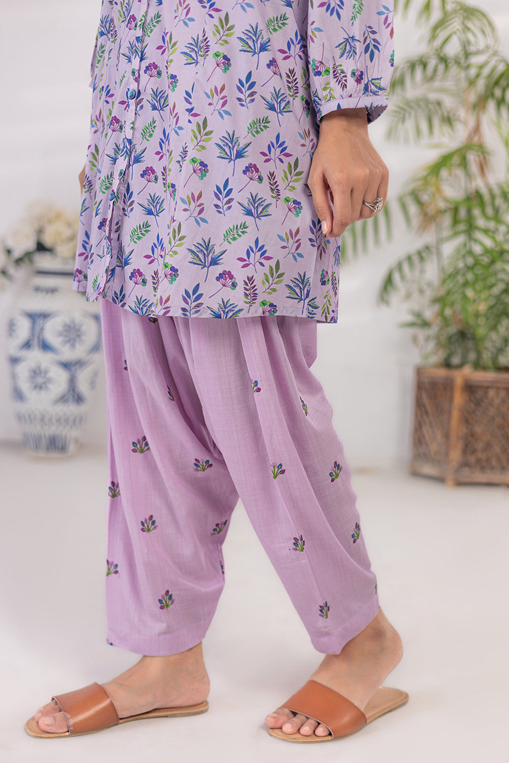 Lilac Bloom Co-ord Set | 2PC