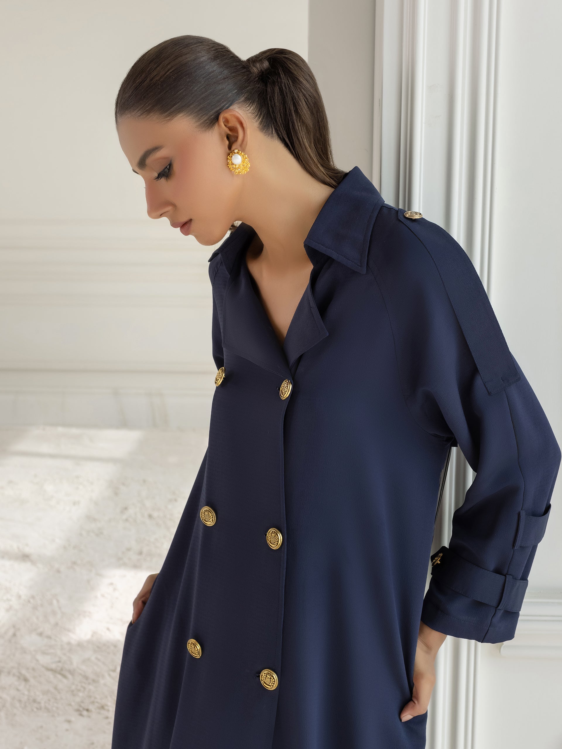 Iman - Navy Blue & Grey
