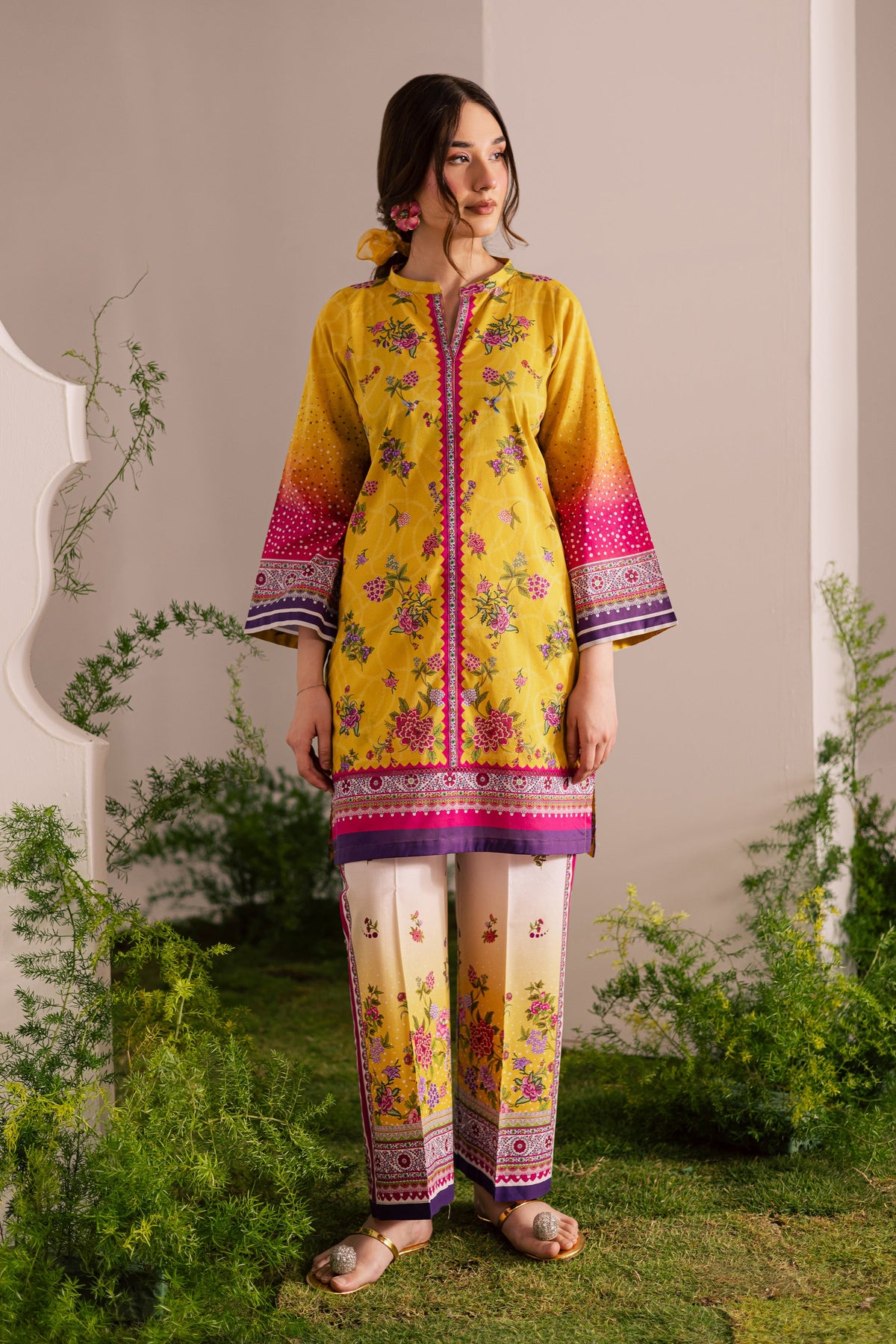 Inferno 2Pc - Printed Lawn Dress