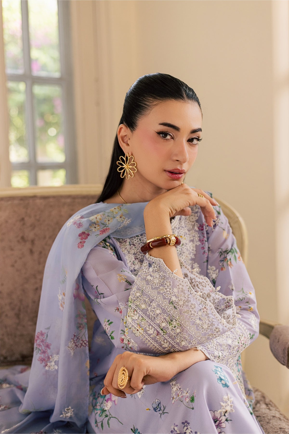Ira 3Pc - Luxury Embroidered Lawn